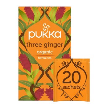 Pukka Bio Three Ginger Herbata Zio Owa Saszetki Szt Aptelia Pl