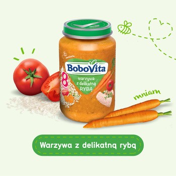 Bobovita Warzywa Z Delikatn Ryb M G Aptelia Pl