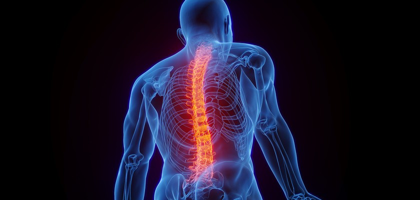 Obraz kręgosłupa w przebiegu ZZSK