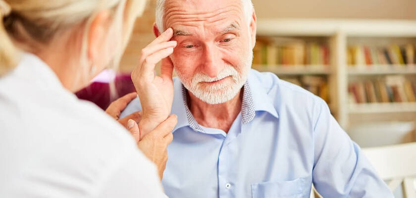 Demencja u starszego mężczyzny