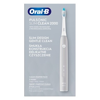 Oral-B Pulsonic Slim Clean 2000 Grey, szczoteczka soniczna