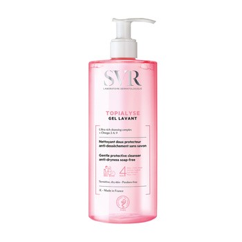 SVR Topialyse Gel Lavant, delikatny żel do mycia ciała, 1000 ml