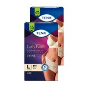 Zestaw 2 x TENA Lady Pants Plus Creme, majtki chłonne, rozmiar L, 30 szt.