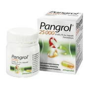 Pangrol 25 000, 25 000 j., kapsułki, 20 szt.