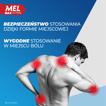 Mel Max Actigel, 20 mg/g, żel, 180 g
