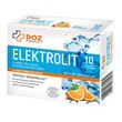 DOZ PRODUCT, Elektrolit o smaku pomarańczowym, proszek w saszetkach, 10 x 4,25 g