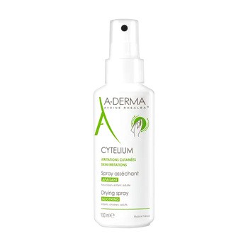 Aderma Cytelium, spray osuszający, łagodzący, 100 ml