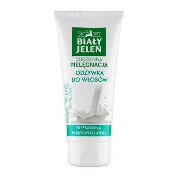 Biały Jeleń Kozie Mleko, odżywka do włosów cienkich, 200 ml