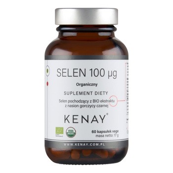 KENAY Selen 100 µg Organiczny, kapsułki, 60 szt.
