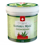SwissMedicus, końska maść rozgrzewająca z konopiami, 500 ml
