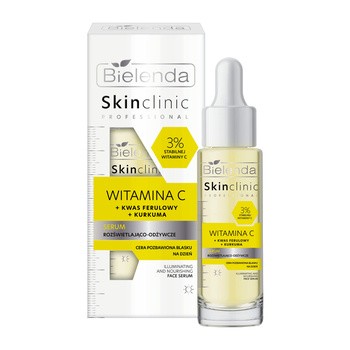 Bielenda Skin Clinic, Witamina C, serum rozświetlająco - odżywcze, 30 ml