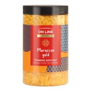 On Line Senses Moroccan Gold, pieniąca sól do kąpieli, 480 g
