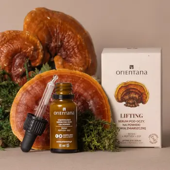 Orientana Reishi, serum ujędrniające pod oczy i na powieki, 15ml