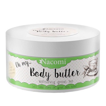 Nacomi, masło do ciała, zielona herbata, 100 ml