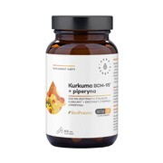 Aura Herbals Kurkuma BCM-95 + piperyna, kapsułki, 60 szt.