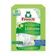 Frosch limonkowe tabletki do zmywarek, 50 szt.