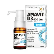 Amavit D3 Baby 400 j.m., płyn, 10 ml