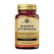 Solgar Magnez Cytrynian, tabletki, 60 szt.