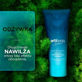 Artishoq, ekspresowa kuracja nawilżająca do włosów, 200 ml
