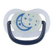Canpol Babies, silikonowy smoczek anatomiczny, Night Dreams, 18 m+, niebieski, 1 szt.