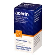 Acerin, (195 mg+98 mg)/g, płyn na skórę, 8g, (9 ml)