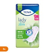 Zestaw 8 x TENA Lady Slim Mini Plus, specjalistyczne podpaski, 16 szt.