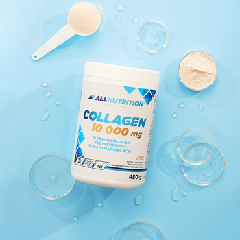Allnutrition Collagen 10 000 mg, proszek, smak pomarańczowy, 480 g