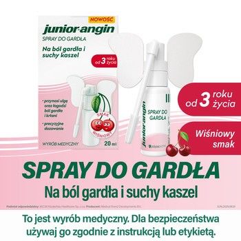 Junior-angin, spray do gardła, 20 ml