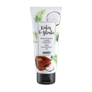 Anwen, maska do włosów niskoporowatych, kokos i glinka, 200 ml