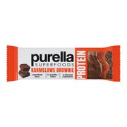Purella Superfoods, baton proteinowy karmelowe brownie, 45 g