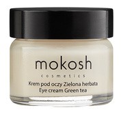 Mokosh, korygujący krem pod oczy, zielona herbata, mini, 15 ml