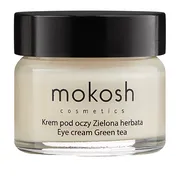 Mokosh, korygujący krem pod oczy, zielona herbata, mini, 15 ml