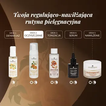 Orientana, nawilżająca pianka do mycia twarzy Gurdlina Japońska, 150 ml