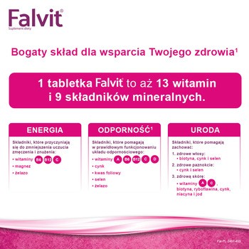 Falvit, tabletki, 60 szt. + 10 szt.