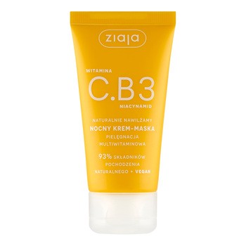 Ziaja Witamina C.B3 Niacynamid, nocny krem-maska, 50 ml