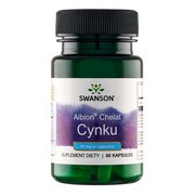 Albion Chelat Cynku, kapsułki, 60 szt.