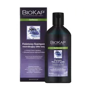 Biokap Bellezza, fioletowy szampon neutralizujący żółte tony, 200 ml