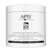 Apis Detox, maska algowa z węglem z bambusa i jonizowanym srebrem, proszek, 200 g