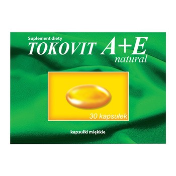 Tokovit A+E natural, kapsułki, 30 szt.
