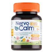 Nervo Calm Kids Spokój 6+, żelki, smak malinowy, 30 szt.