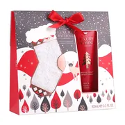 Zestaw LBC Toasted Praline & Sweet Vanilla Przytulne palce, balsam do stóp, 100 ml + skarpetki