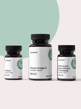 Sundose For Liver Regeneration, kapsułki, 30 szt. + 30 szt. + 30 szt.