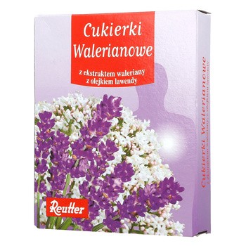 Cukierki Walerianowe, z ekstraktem waleriany i olejkiem lawendy, 50 g