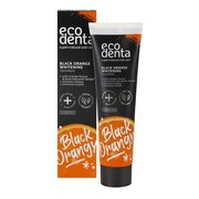 Ecodenta Black Orange, czarna wybielajaca pasta do zębów o smaku pomarańczowym, bez fluoru, 100 ml