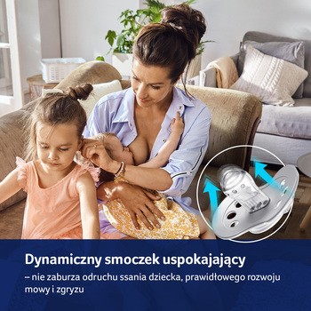 Canpol Lovi, smoczek uspokajający silikonowy, dynamiczny, Harmony, boy, 0-3m, 2 szt.