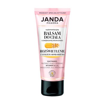 Janda Pharma, balsam suplementacyjny do ciała, rozświetlenie, 200 ml