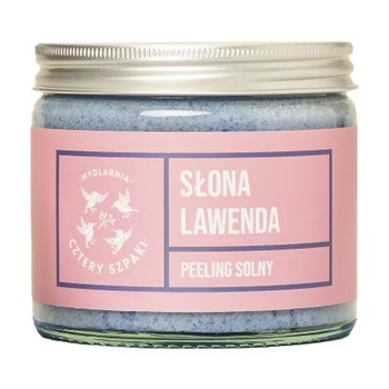 Mydlarnia 4 Szpaki, Peeling solny, Słona Lawenda, 250 ml