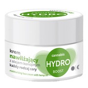 Ideepharm Ideederm, krem nawilżający z olejem konopnym, 50 ml