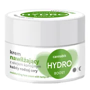 Ideepharm Ideederm, krem nawilżający z olejem konopnym, 50 ml