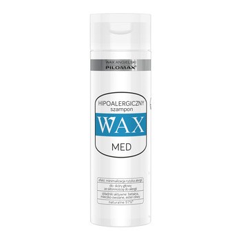 MED WAX, Laboratorium Pilomax, szampon łagodzący podrażnienia hipoalergiczny, 200 ml